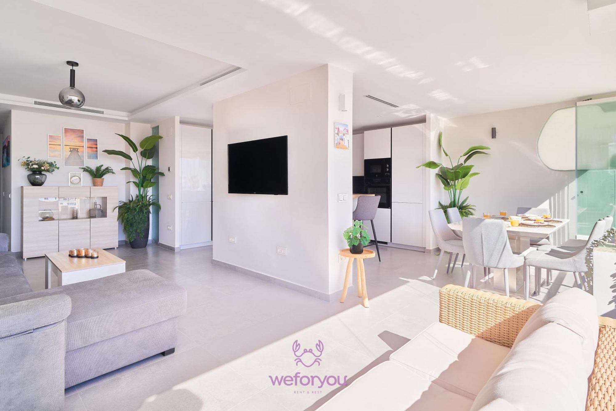 Weforyou Isla De Poniente 2 Bedrooms And Parking 베날마데나코스타 외부 사진